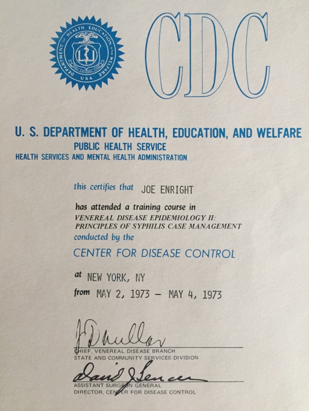 CDC Certificate